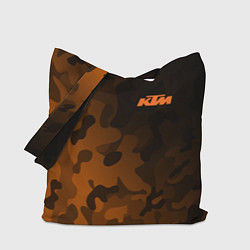 Сумка-шопер KTM КТМ CAMO RACING, цвет: 3D-принт