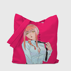Сумка-шопер Охотница на демонов Макима Chainsaw Man Makima, цвет: 3D-принт