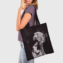 Сумка-шопер Адская девочка Энма Ай, цвет: 3D-принт — фото 2