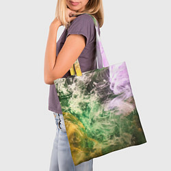 Сумка-шопер ДЫМ SMOKE, цвет: 3D-принт — фото 2