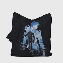 Сумка-шопер Solo leveling силуэт, цвет: 3D-принт