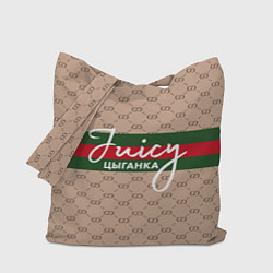 Сумка-шопер Juicy цыганка Gucci, цвет: 3D-принт