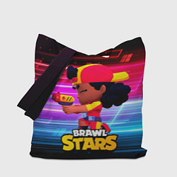 Сумка-шопер Brawl Stars - Мэг, цвет: 3D-принт