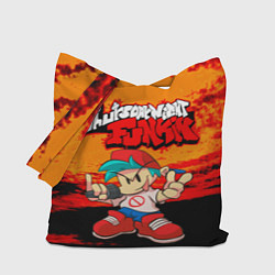 Сумка-шопер Friday Night Funkin, цвет: 3D-принт