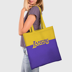Сумка-шопер KobeBryant Los Angeles Lakers,, цвет: 3D-принт — фото 2
