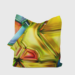 Сумка-шопер Абстрактная абстракция, цвет: 3D-принт