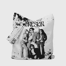 Сумка-шопер Maneskin Монэскин, рок - группа, цвет: 3D-принт