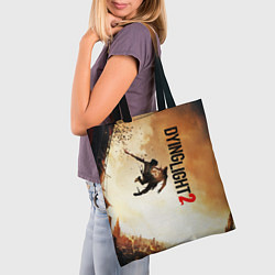 Сумка-шопер DYING LIGHT 2 НОВЫЙ МИР, цвет: 3D-принт — фото 2