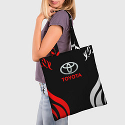 Сумка-шопер Автомобиль Toyota, цвет: 3D-принт — фото 2