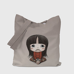 Сумка-шоппер Грустная девочка хнычет