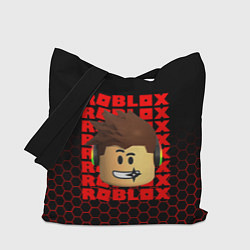 Сумка-шоппер ROBLOX LEGO FACE УЗОР СОТЫ