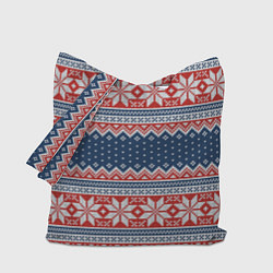Сумка-шопер Knitted Pattern, цвет: 3D-принт