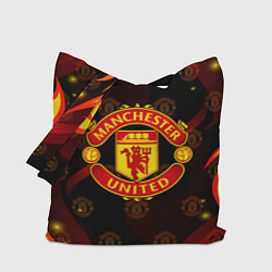 Сумка-шопер MANCHESTER UNITED FIRE STYLE SPORT ПЛАМЯ, цвет: 3D-принт