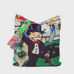 Сумка-шопер Alec Monopoly ART, цвет: 3D-принт