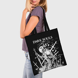 Сумка-шопер Dark Souls, The Ashen One, цвет: 3D-принт — фото 2