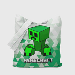 Сумка-шопер Minecraft Creeper ползучий камикадзе, цвет: 3D-принт