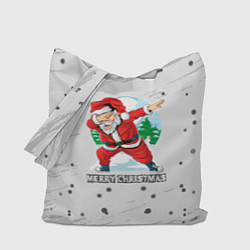 Сумка-шопер Merry Christmas Santa Dabbing, цвет: 3D-принт