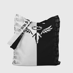 Сумка-шопер WALHALLA TEAM BLACK WHITE STYLE TOKYO REVENGERS, цвет: 3D-принт