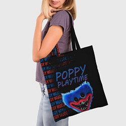 Сумка-шопер Хагги ВАГГИ Poppy Playtime, цвет: 3D-принт — фото 2
