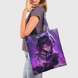 Сумка-шопер Goth Annie League Of Legends, цвет: 3D-принт — фото 2