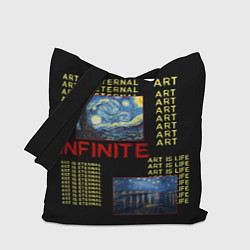 Сумка-шопер Ван Гог Infinite, цвет: 3D-принт