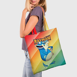 Сумка-шопер Rayman globox радуга, цвет: 3D-принт — фото 2
