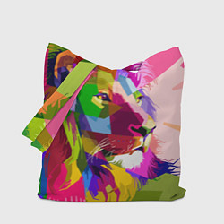 Сумка-шопер Lion abstraction, цвет: 3D-принт