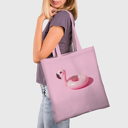 Сумка-шопер Flamingos Розовый фламинго, цвет: 3D-принт — фото 2