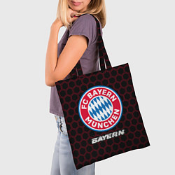Сумка-шопер БАВАРИЯ Bayern Соты, цвет: 3D-принт — фото 2
