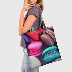 Сумка-шопер Colorful Macaroons, цвет: 3D-принт — фото 2