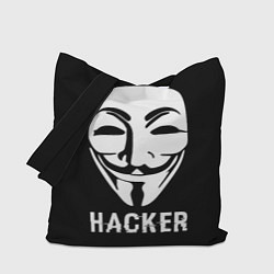 Сумка-шопер HACKER Маска V, цвет: 3D-принт