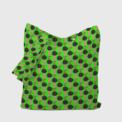 Сумка-шопер Свидетель из Фрязино зеленый, цвет: 3D-принт