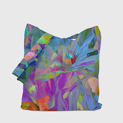 Сумка-шопер Abstract color pattern Summer 2022, цвет: 3D-принт