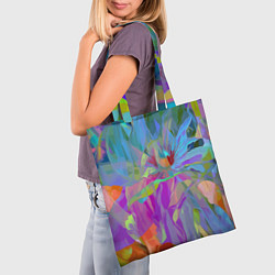 Сумка-шопер Abstract color pattern Summer 2022, цвет: 3D-принт — фото 2
