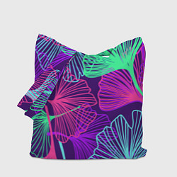 Сумка-шопер Neon color pattern Fashion 2023, цвет: 3D-принт