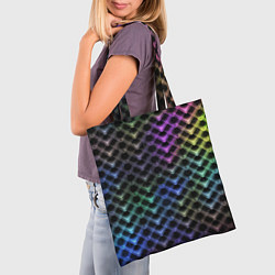 Сумка-шопер Color vanguard pattern 2025 Neon, цвет: 3D-принт — фото 2