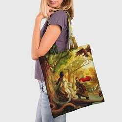 Сумка-шопер Женщина-дерево, цвет: 3D-принт — фото 2