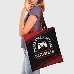 Сумка-шопер Battlefield Победил, цвет: 3D-принт — фото 2