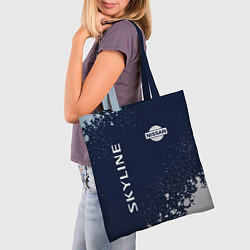 Сумка-шопер NISSAN SKYLINE Краска, цвет: 3D-принт — фото 2