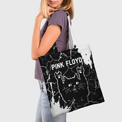 Сумка-шопер Pink Floyd Rock Cat, цвет: 3D-принт — фото 2