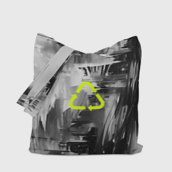 Сумка-шопер Recycling, цвет: 3D-принт