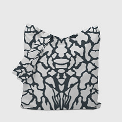 Сумка-шопер Animal Black and White Pattern, цвет: 3D-принт