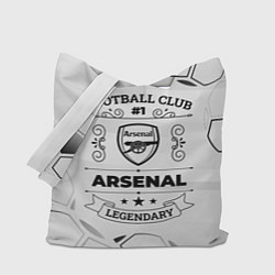 Сумка-шопер Arsenal Football Club Number 1 Legendary, цвет: 3D-принт