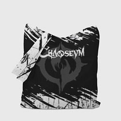 Сумка-шопер Chaoseum Logo Grunge, цвет: 3D-принт