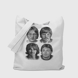 Сумка-шопер LEGENDS JOHN LENNON PAUL MCCARTNEY RINGO STARR GEO, цвет: 3D-принт