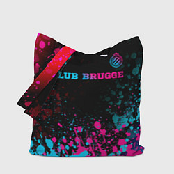 Сумка-шопер Club Brugge Neon Gradient - FS, цвет: 3D-принт