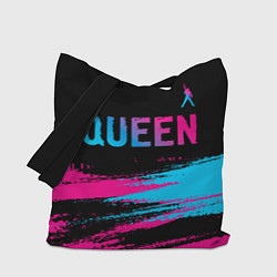 Сумка-шопер Queen Neon Gradient, цвет: 3D-принт