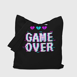 Сумка-шоппер Game Over Pixels