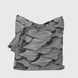Сумка-шопер Кожа акулы - броня, цвет: 3D-принт