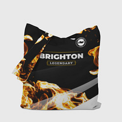 Сумка-шопер Brighton legendary sport fire, цвет: 3D-принт